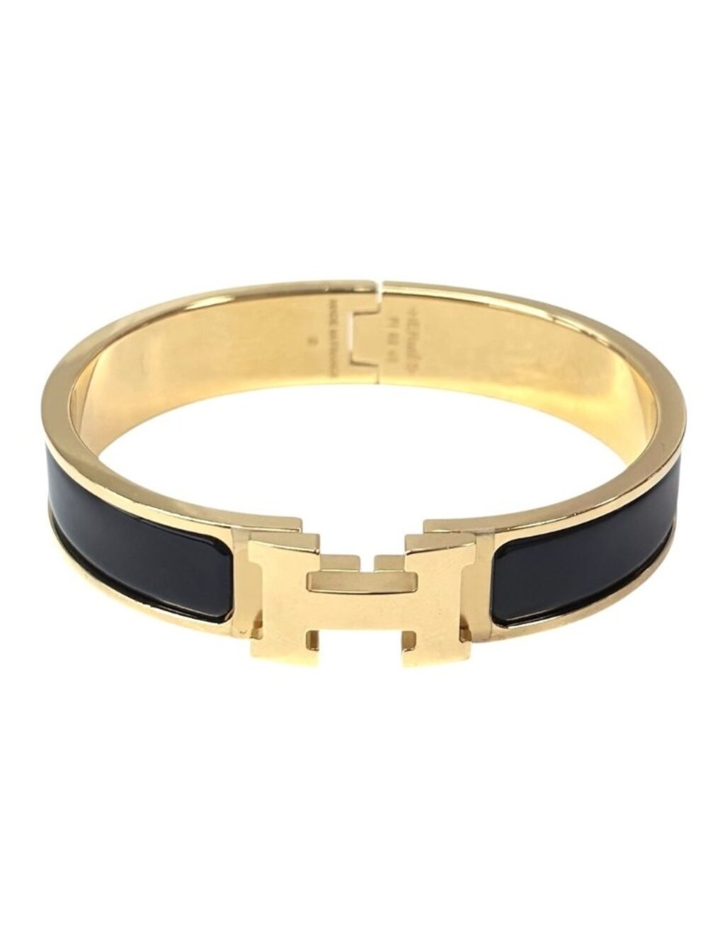 Hermes Bangle Clic H Enamel Bracelet